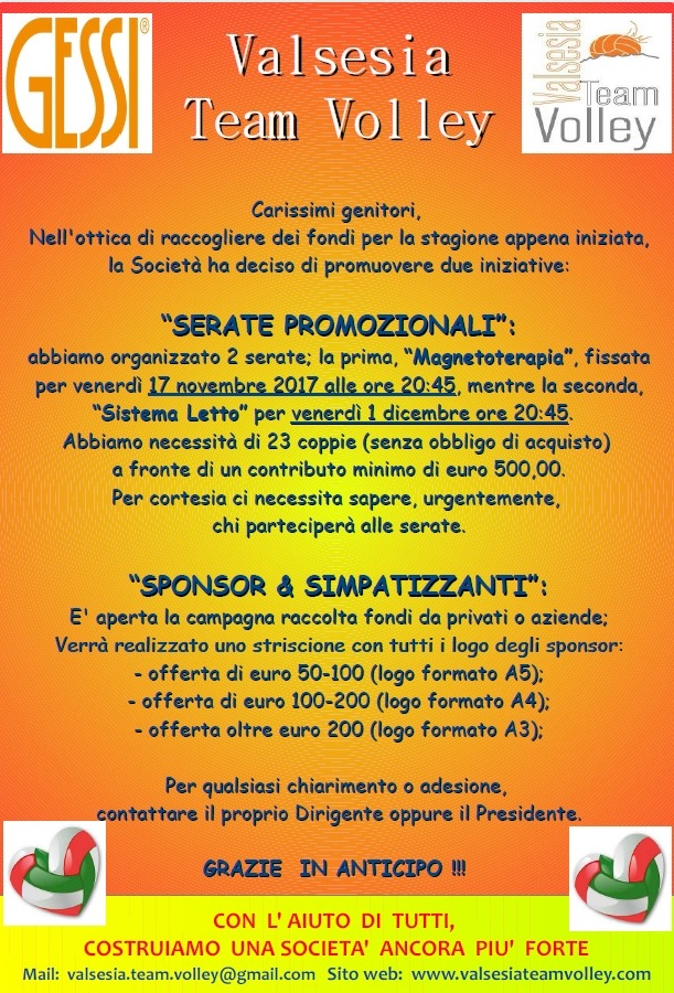 locandina raccolta fondi